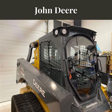 customized door frame for john deere skid steer|Skid Steer Door Glass Replacement .